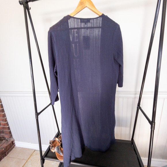 Pasha Navy Summer Tunic NWT Size M  B005 - Picture 2 of 9